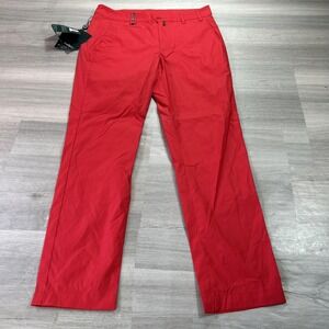 Chervo Pants Mens 32x29 Red Chervo-Tex Stretch Golf Khakis SPELL 62622-T24